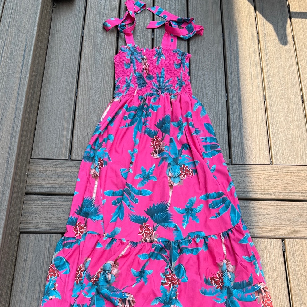 Tropical Pink  Dress